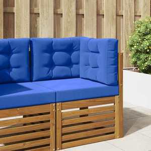 vidaXL Perna pentru canapea de exterior 3 pcs Turcoaz Poliester imagine