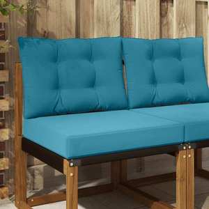 vidaXL Perna pentru canapea de exterior 2 pcs Albastru regal Poliester imagine