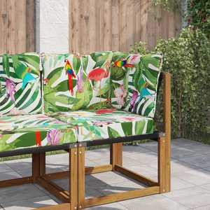 vidaXL Perna pentru canapea de exterior 3 pcs colorat Poliester imagine