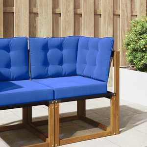 vidaXL Perna pentru canapea de exterior 3 pcs Turcoaz Poliester imagine