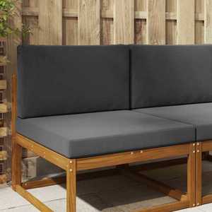 vidaXL Perna pentru canapea de exterior 2 pcs Antracit Poliester imagine