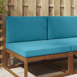 vidaXL Perna pentru canapea de exterior 2 pcs Albastru regal Poliester imagine