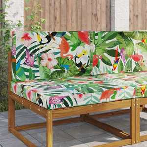 vidaXL Perna pentru canapea de exterior 2 pcs colorat Poliester imagine