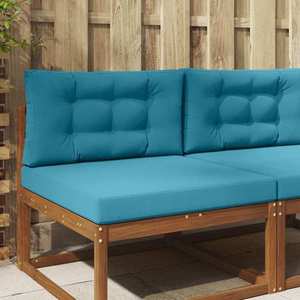 vidaXL Perna pentru canapea de exterior 2 pcs Albastru regal Poliester imagine