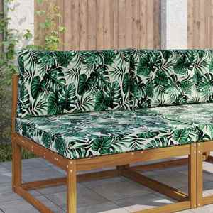 vidaXL Perna pentru canapea de exterior 2 pcs Model cu frunze imagine