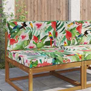 vidaXL Perna pentru canapea de exterior 2 pcs colorat Poliester imagine