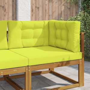 vidaXL Perna pentru canapea de exterior 3 pcs Verde Poliester imagine