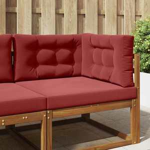 vidaXL Perna pentru canapea de exterior 3 pcs bordo Poliester imagine