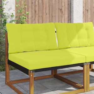 vidaXL Perna pentru canapea de exterior 2 pcs Verde Poliester imagine