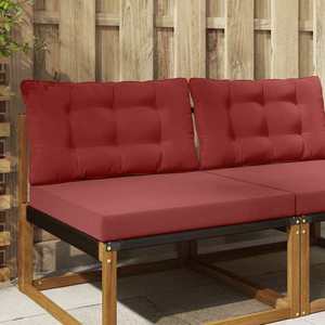 vidaXL Perna pentru canapea de exterior 2 pcs bordo Poliester imagine