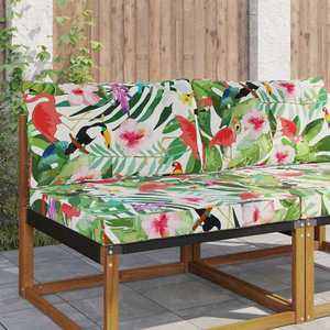 vidaXL Perna pentru canapea de exterior 2 pcs colorat Poliester imagine