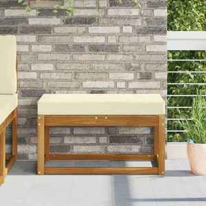 vidaXL Perna de Șezut pentru Exterior Crem 80 x 40 x 8 cm imagine