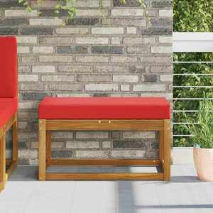 vidaXL Perna de Șezut pentru Exterior Roșu 80 x 40 x 8 cm imagine