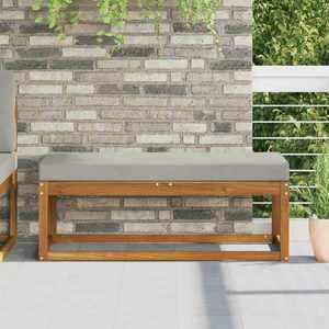 vidaXL Perna de Șezut pentru Exterior Gri 111, 5 x 40 x 8 cm imagine