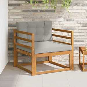 vidaXL Canapea Medie pentru Exterior Lemn Solid de Acacia natural imagine