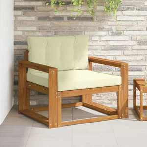 vidaXL Canapea Medie pentru Exterior Lemn Solid de Acacia natural imagine