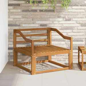 vidaXL Canapea Medie pentru Exterior Lemn Solid de Acacia natural imagine