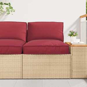 vidaXL Set de perne pentru palet 2 pcs Bej Material Oxford imagine