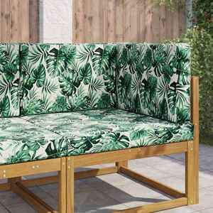 vidaXL Perna pentru canapea de exterior 3 pcs Model cu frunze imagine