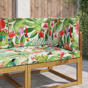 vidaXL Perna pentru canapea de exterior 3 pcs colorat Poliester imagine