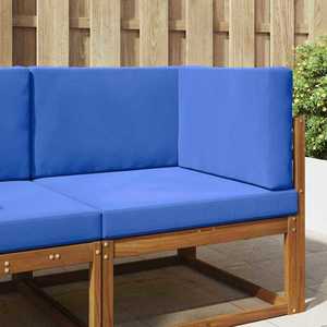 vidaXL Perna pentru canapea de exterior 3 pcs Turcoaz Poliester imagine