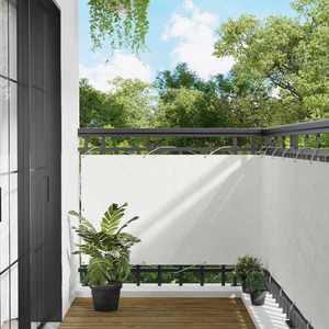 vidaXL Ecran de balcon Alb 100 x 700 cm Material Oxford imagine