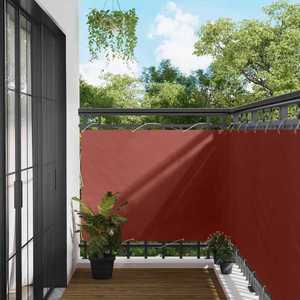 vidaXL Ecran de balcon Terracota 110 x 700 cm Material Oxford imagine
