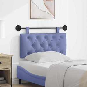 vidaXL Cap de pat suspendat Albastru Jeans 90 x 55 x 7 cm țesătură imagine