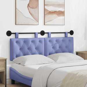 vidaXL Cap de pat suspendat Albastru Jeans 150 x 55 x 7 cm țesătură imagine