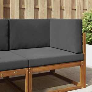 vidaXL Perna pentru canapea de exterior 3 pcs Antracit Poliester imagine