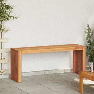 vidaXL bancă Ulei Natural 110 x 30 x 45 cm Lemn solid de tec imagine