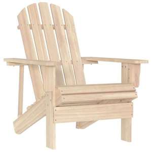 vidaXL Scaun de grădină Adirondack, lemn masiv de brad imagine