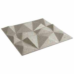 vidaXL Panouri de perete 12 pcs Beton Diamond 50 x 50 cm Spumă XPS imagine