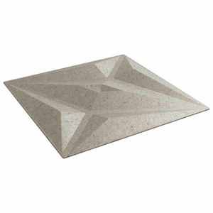 vidaXL Panouri de perete Stea 24 pcs Beton Star 50 x 50 cm Spumă XPS imagine