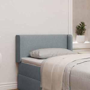 vidaXL Ureche pentru Tăblie Gri 40, 5 x 40, 5 x 4 cm țesătură imagine