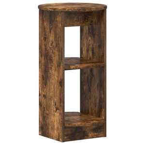 vidaXL Dulap lateral Stejar Afumat 40 x 40 x 75 cm Lemn prelucrat imagine