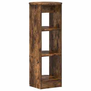 vidaXL Dulap lateral Stejar Afumat 40 x 40 x 100 cm Lemn prelucrat imagine
