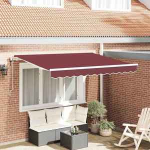 vidaXL Cortina Retractabilă Burgundy 250 x 200 cm țesătură imagine