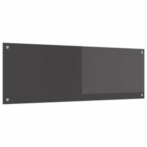 vidaXL Panou de bucătărie Gri închis 120 x 40 cm sticlă securizată imagine