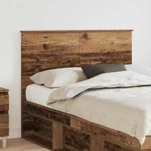 vidaXL Tăblie cap Lemn vechi 138 x 7 x 100 cm Lemn prelucrat imagine