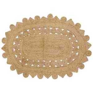 vidaXL Covor Maro 100 x 152 cm Iută imagine