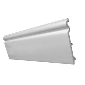 Plinta duropolimer decorativa, alba, 14x140mm, 2 ml/buc, Decosa SK140 imagine