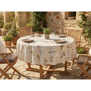 Fata de masa musama rotunda, gaste, 140cm, multicolor, PVC, Dolce Vita imagine