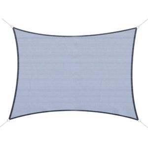 Outsunny Voile d'ombrage rectangulaire 4 x 3 m polietilen de înaltă densitate Protecție UV Cu sac de depozitare - Nuanță de gri | Aosom Romania imagine
