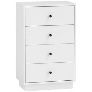 HOMCOM Sertar șifonier cu 7 sertare dulap din material lemnoas în stil modern 47 x 29 x 75 cm Alb | Aosom Romania imagine