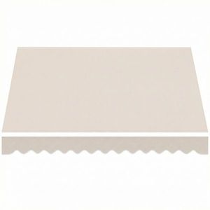 Outsunny Material de Înlocuire pentru Cort Retractabil, Poliester UV 50+, 3.5x2.5 m, Crem, pentru Balcon, Terasă, Grădină, 337x250 cm | Aosom Romania imagine