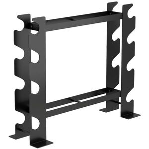 SPORTNOW suport pentru gantere, rastel pentru greutăți, organizator pentru greutăți, suport fitness, organizator pentru sala de sport | Aosom Romania imagine