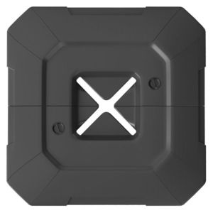 Outsunny Set 2 Greutăți pentru Baza Umbrelei, Bază pentru Umbrelă din HDPE, Reumplibilă cu 80 kg Apă sau 105 kg Amestec Nisip și Apă, 101x101x12 cm, Negru | Aosom Romania imagine