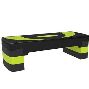 HOMCOM Aerobic Fitness Step, Stepper reglabil la 3 inaltimi 10-15-20 cm pentru antrenament acasa si la sala, albastru si negru | Aosom Romania imagine