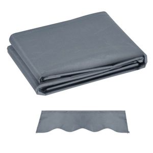 Outsunny Material de Înlocuire Copertină, Rezistent la Apă, 4 x 3 m, Gri | Aosom Romania imagine